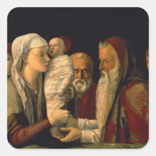 The Presentation of Jesus in the Temple Square Sticker