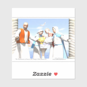 The Presentation of Jesus in the Temple Sticker