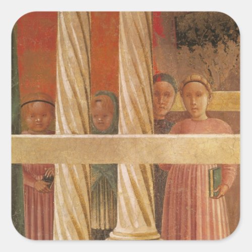 The Presentation of Mary in the Temple 1433_34 Square Sticker