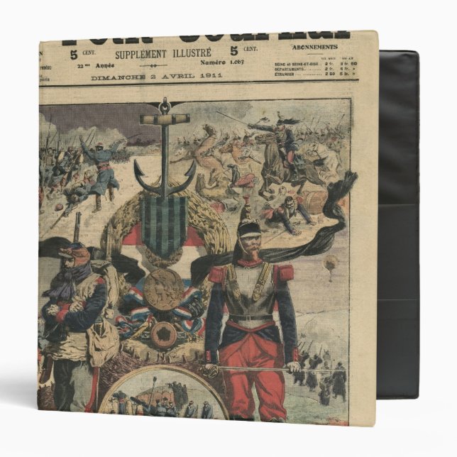 The Presentation of The Medal of Combatants 3 Ring Binder (Front/Inside)