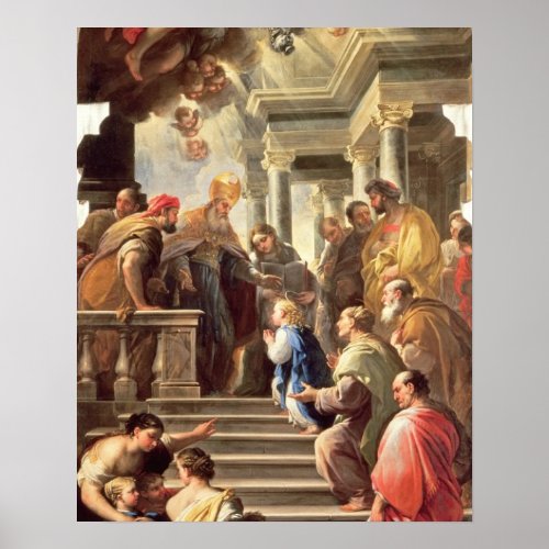 The Presentation of the Virgin at the Temple oil Poster