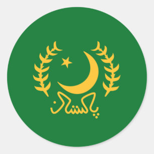 the President Pakistan, Pakistan Classic Round Sticker