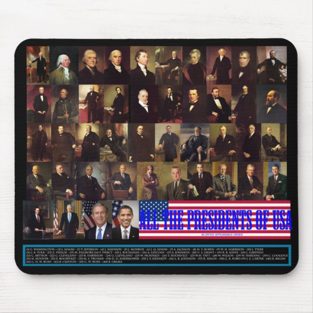 The Presidents Mouse Pad (Front)