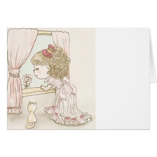 The pretty girl watches (Front Horizontal)