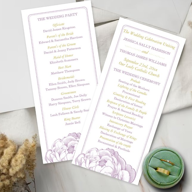 The Pretty Peony Floral Wedding Collection Program (Creator Uploaded)