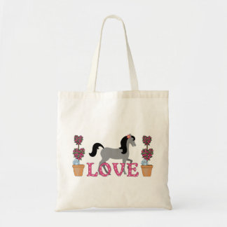 The Pretty Ponies Love Horse Tote Bag