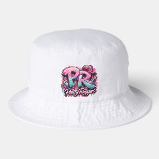 THE PRETTY RUGGED (LOGO) BUCKET HAT