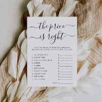 The Price Is Right Baby Shower Game,