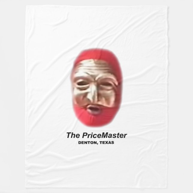 The PriceMaster Denton Texas Fleece Blanket (Front)
