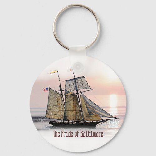 The Pride of Baltimore Keychain