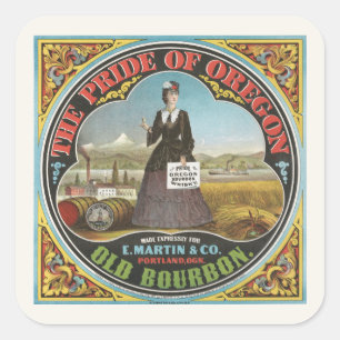 The Pride of Oregon, Old Bourbon Vintage Label