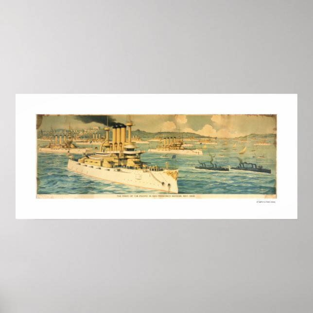 The Pride of Pacific in San Francisco Harbor, May Poster (Front)