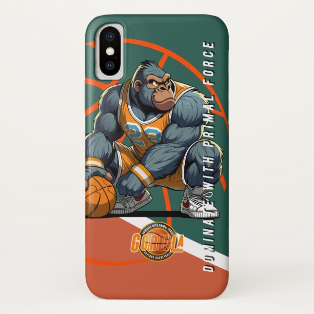 The Primal force of Basketball |  Case-Mate iPhone Case (Back)