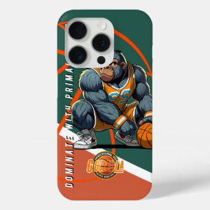 The Primal force of Basketball iPhone 15 Pro Case