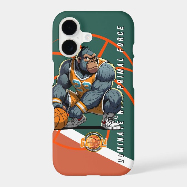 The Primal force of Basketball |  iPhone Case (Back)