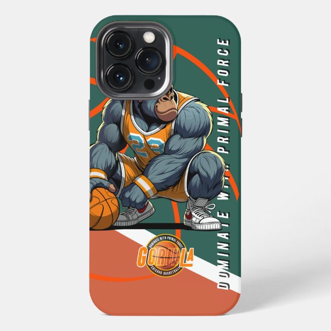 The Primal force of Basketball |  Iphone Case (Back)