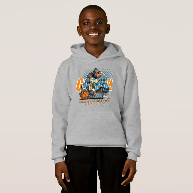 The Primal force of Basketball | Kids Hoodie (Front Full)