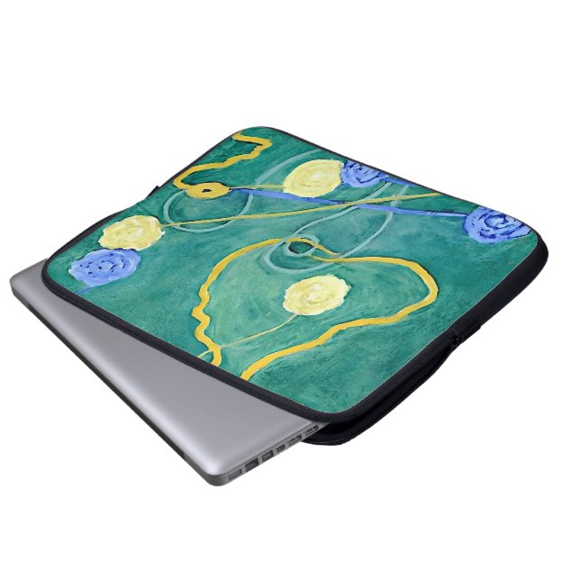 The Primordial Chaos by Hilma af Klint  Laptop Sleeve (Front Bottom)