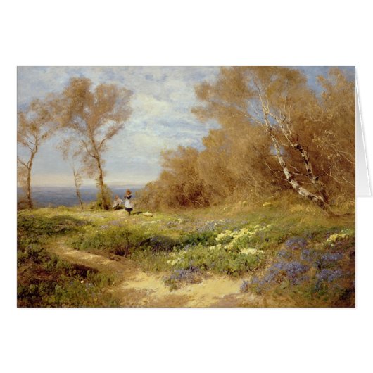 The Primrose Gatherers Cards (Front Horizontal)