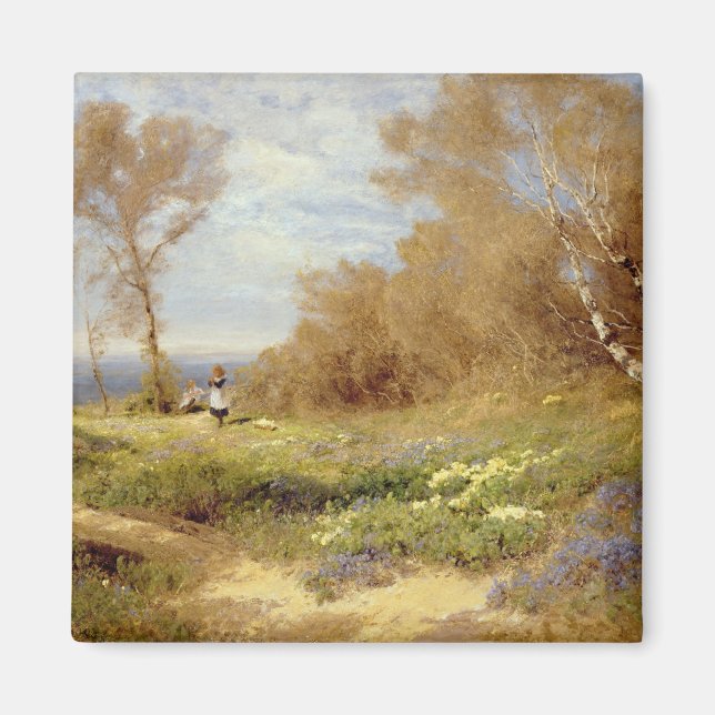 The Primrose Gatherers Magnet (Front)