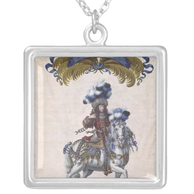 The Prince of Conde Silver Plated Necklace (Front)