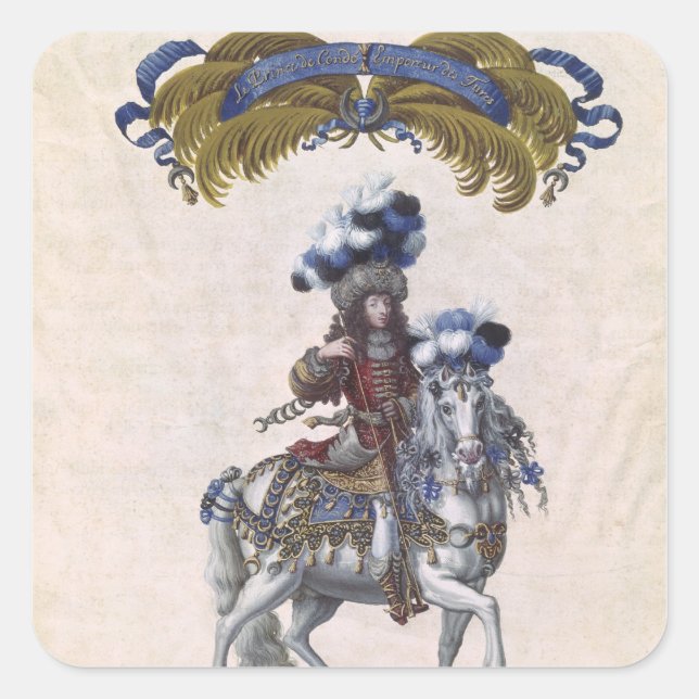 The Prince of Conde Square Sticker (Front)