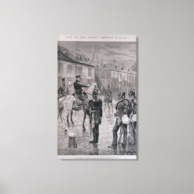 The Prince of Prussia Canvas Print (Front)