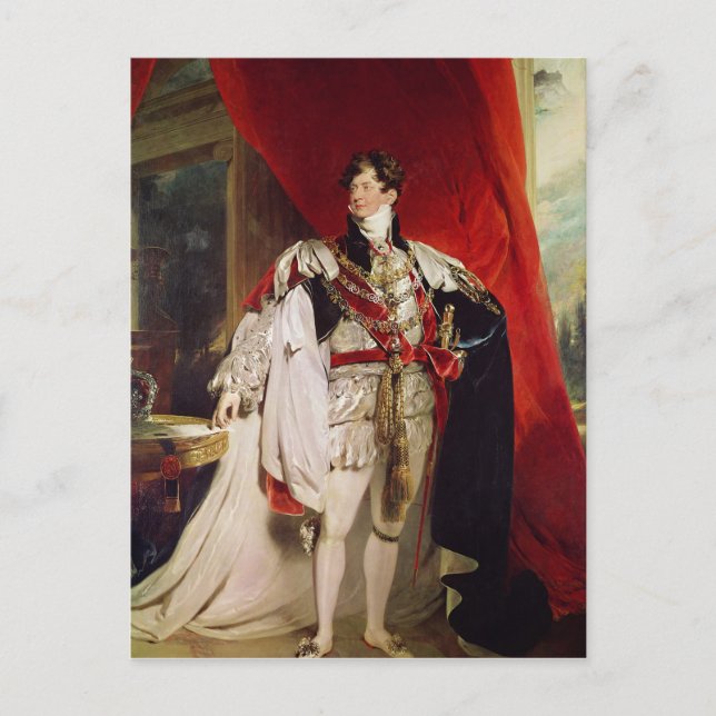 The Prince Regent, later George IV Postcard (Front)