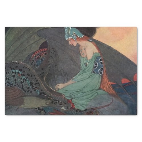 The Princess and The Dragon by Elenore Abbott Tissue Paper