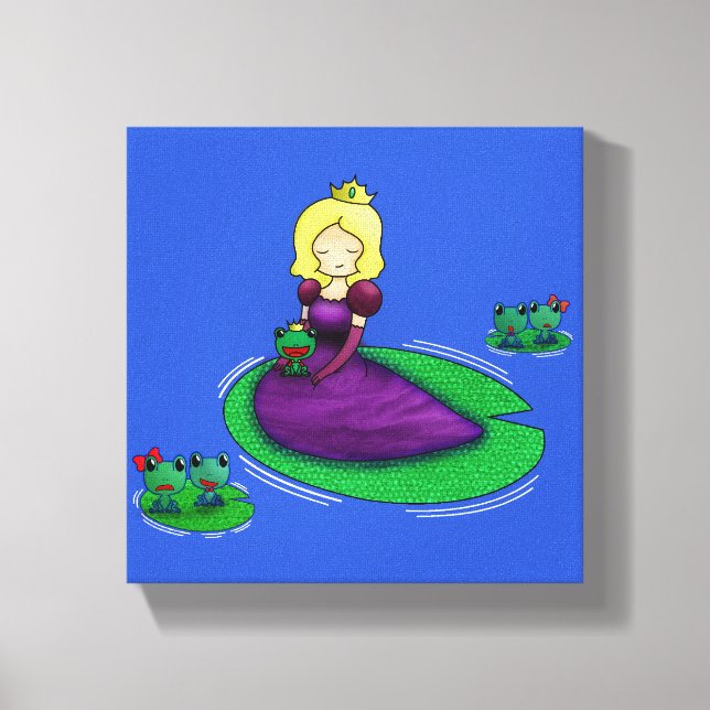 The Princess And The Frog Dating? Canvas Print (Front)
