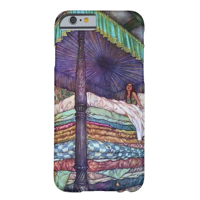 The Princess and the Pea by Edmund Dulac Case-Mate iPhone Case (Back)