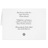 The Princess and the Pea Cards (Back Horizontal)