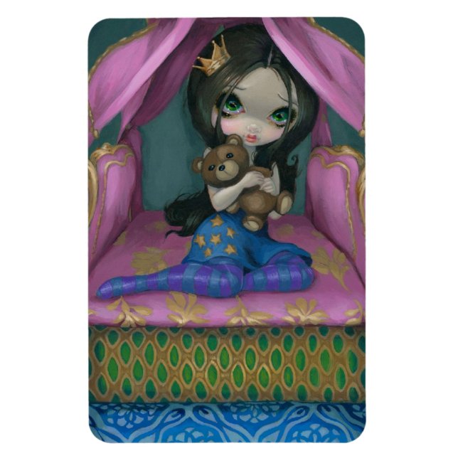 "The Princess and the Pea" Flex Magnet (Vertical)