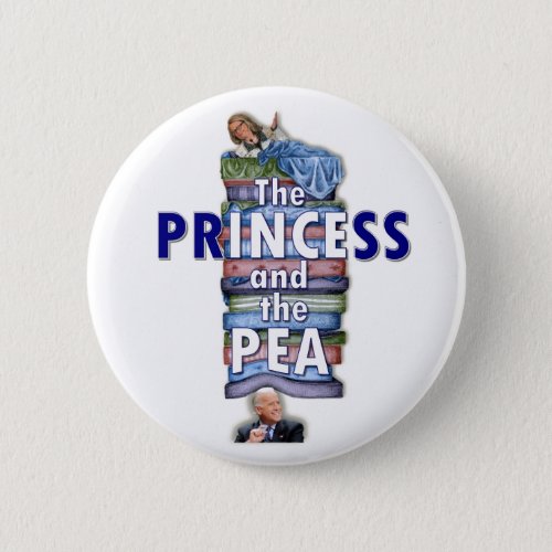 The Princess and the Pea Pinback Button