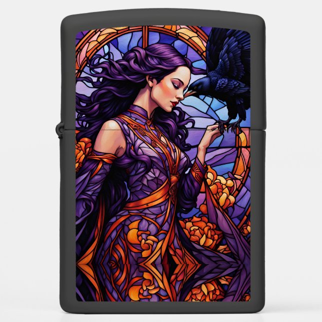 The Princess and the Raven Zippo Lighter (Front)