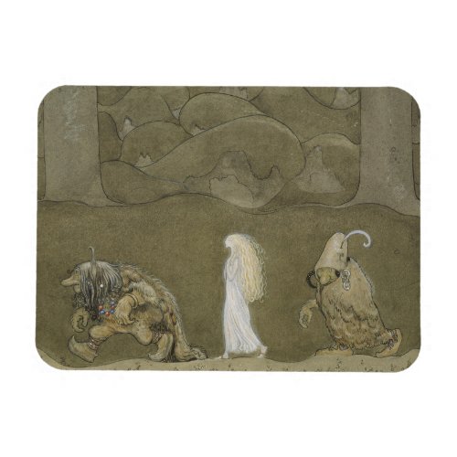 The Princess and the Trolls _ John Bauer  Magnet