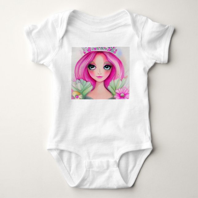 The Princess Collection Baby Bodysuit (Front)