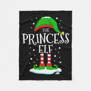 The Princess Elf Christmas Family Matching Xmas Wo Fleece Blanket