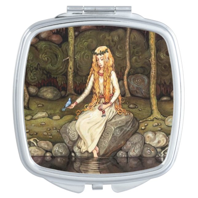 The Princess in the Forest Makeup Mirror (Front)
