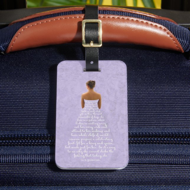 The Princess Luggage Tag (Front Insitu 2)