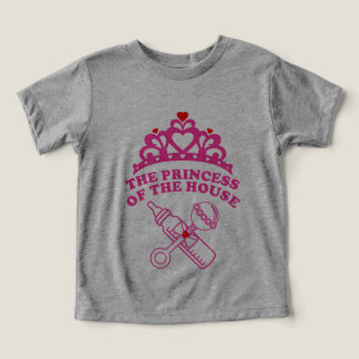 The princess of the house toddler t-shirt
