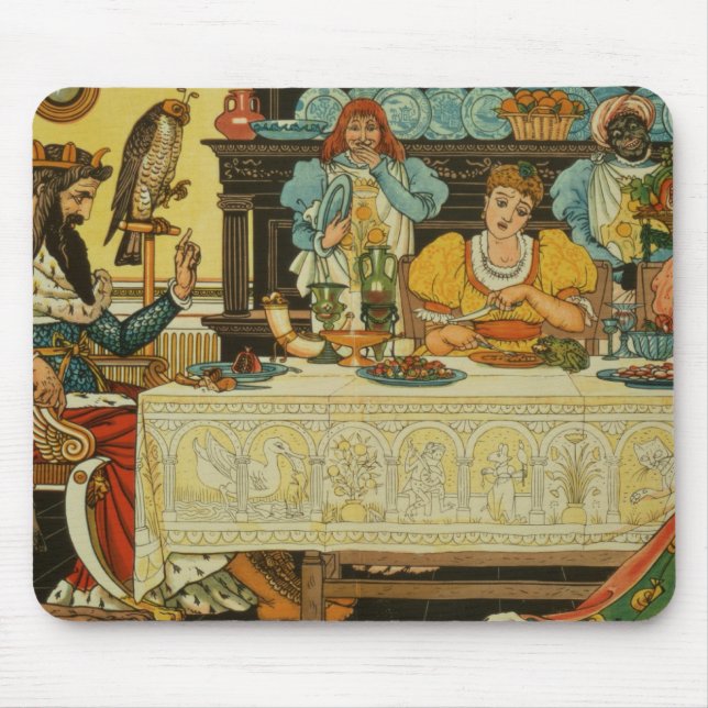 The Princess Shares her Dinner with the Frog, from Mouse Pad (Front)
