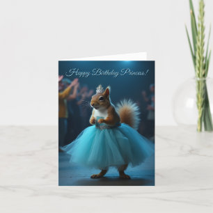 The Princess Squirrel Holiday Card