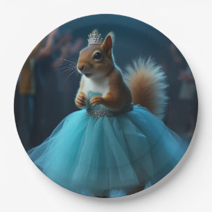 The Princess Squirrel Paper Plates