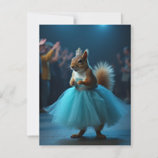 The Princess Squirrel Postcard