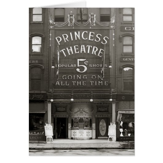 The Princess Theatre, 1910 Cards (Front)