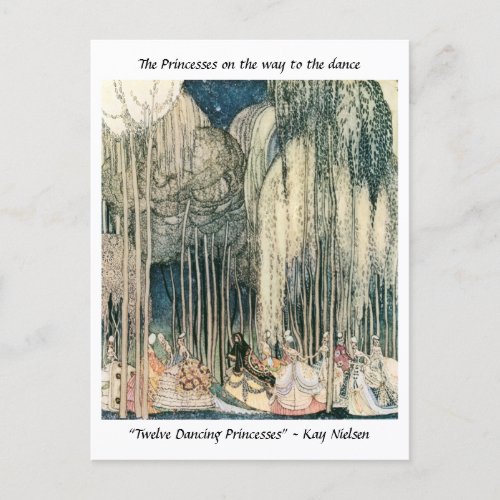 The Princesses on the way to the dance Kay Nielsen Postcard