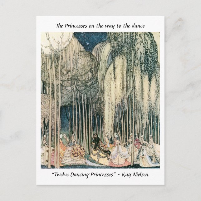 The Princesses on the way to the dance Kay Nielsen Postcard (Front)