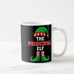 The Principal Elf Christmas For Principal School P Coffee Mug