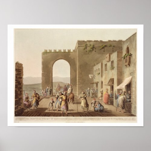 The Principal Street in Bethlehem from Views of Poster